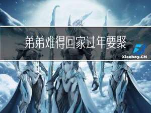 弟弟难得回家过年要聚聚吗