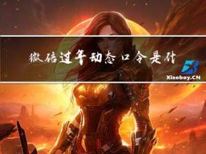 微信过年动态口令是什么