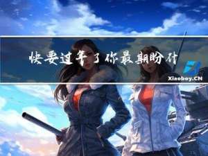 快要过年了你最期盼什么