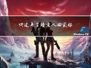 快过年了陪老人回家好吗