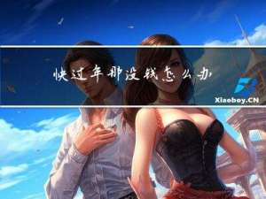 快过年那没钱怎么办