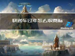 快递车过年怎么收费标准
