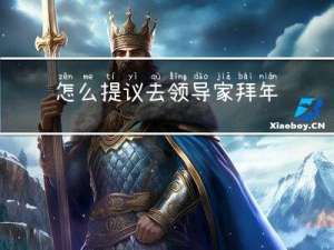 怎么提议去领导家拜年请假