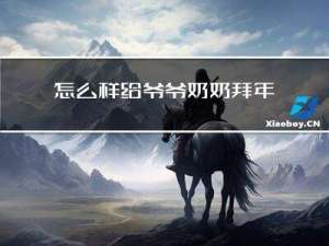 怎么樣給爺爺奶奶拜年作文