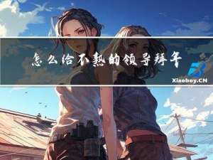 怎么给不熟的领导拜年送礼