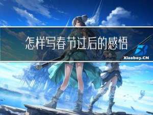 怎样写春节过后的感悟