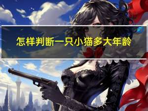 怎样判断一只小猫多大年龄