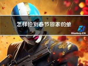怎样抢到春节回家的单