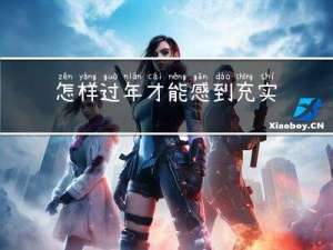 怎样过年才能感到充实英语