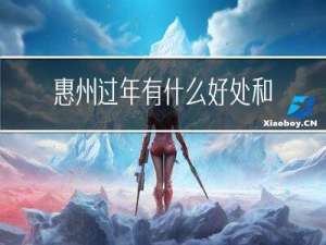 惠州过年有什么好处和坏处