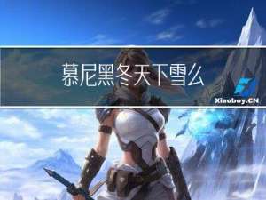 慕尼黑冬天下雪么