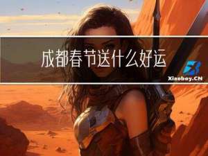 成都春节送什么好运