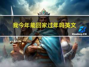 我今年能回家过年吗英文
