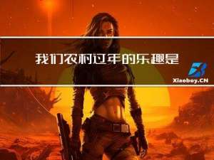 我们农村过年的乐趣是什么