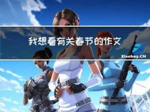 我想看有关春节的作文