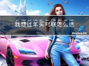 我想过年买对联怎么选好