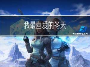 我最喜爱的冬天