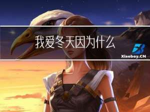 我爱冬天因为什么