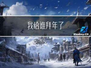 我给谁拜年了