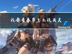 我要看春节怎么说英文