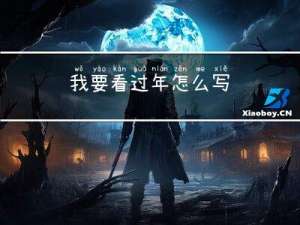 我要看过年怎么写