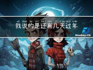 我说的是还有几天过年