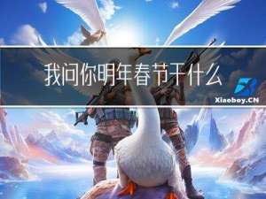 我问你明年春节干什么
