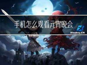 手机怎么观看元宵晚会回放