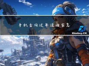 手机查询过年没回家怎么查