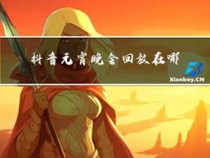 抖音元宵晚会回放在哪里