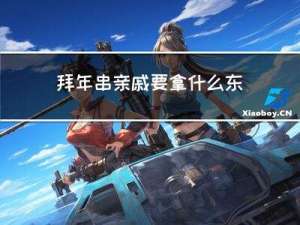 拜年串亲戚要拿什么东西