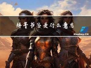 拜年书签是什么意思