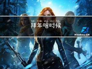 拜年啥时候