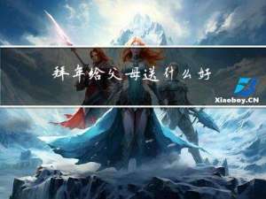 拜年给父母送什么好