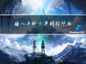 接入丰桥，下单到打印面单到配送开发流程