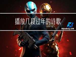 播放几段过年的诗歌