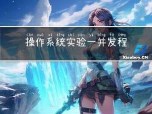 操作系统实验一 并发程序设计