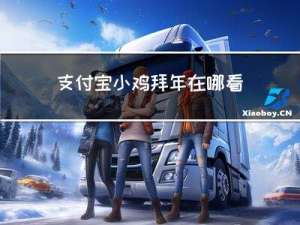 支付宝小鸡拜年在哪看回放