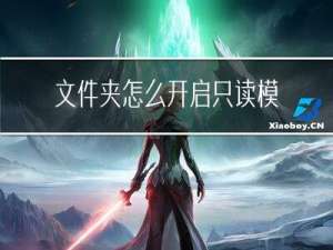 文件夹怎么开启只读模式？电脑文件夹开启只读模式的方法