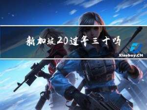 新加坡 过年三十吗