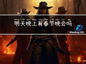 明天晚上有春节晚会吗