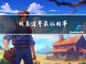 明星过年最怕的事