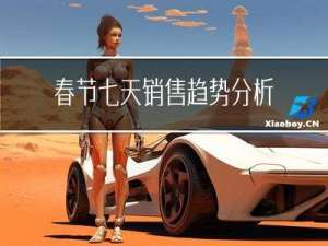 春节七天销售趋势分析
