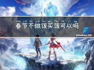 春节不做饭买饭可以吗