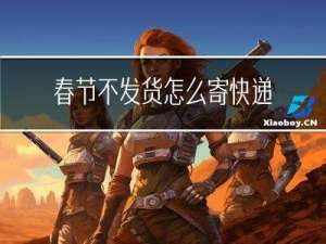 春节不发货怎么寄快递呢
