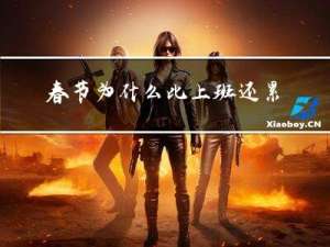 春节为什么比上班还累