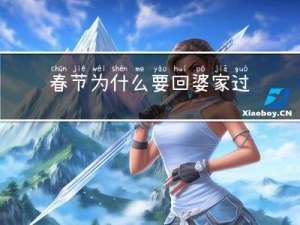 春节为什么要回婆家过年