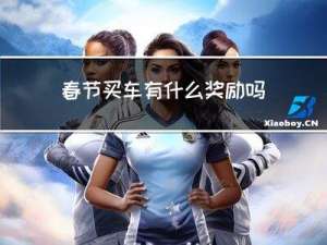 春节买车有什么奖励吗