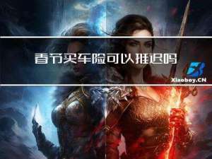 春节买车险可以推迟吗吗