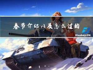 春节介绍以及怎么过的